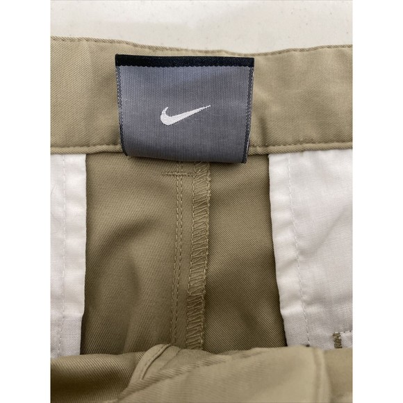 Nike Dri Fit Pants 32x30 (34x29) Mens Golf Performance Stretch Lightweight Beige - Picture 6 of 15